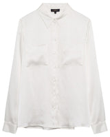 Caroll SK000-JEANNEB Camisa, Blanco, 40 para Mujer