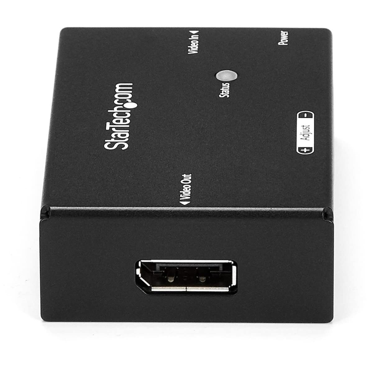 StarTech.com Amplificador de Señal DisplayPort - Extensor Alargador DP - Booster de Señal DisplayPort hasta 20 Metros - 4K 60Hz