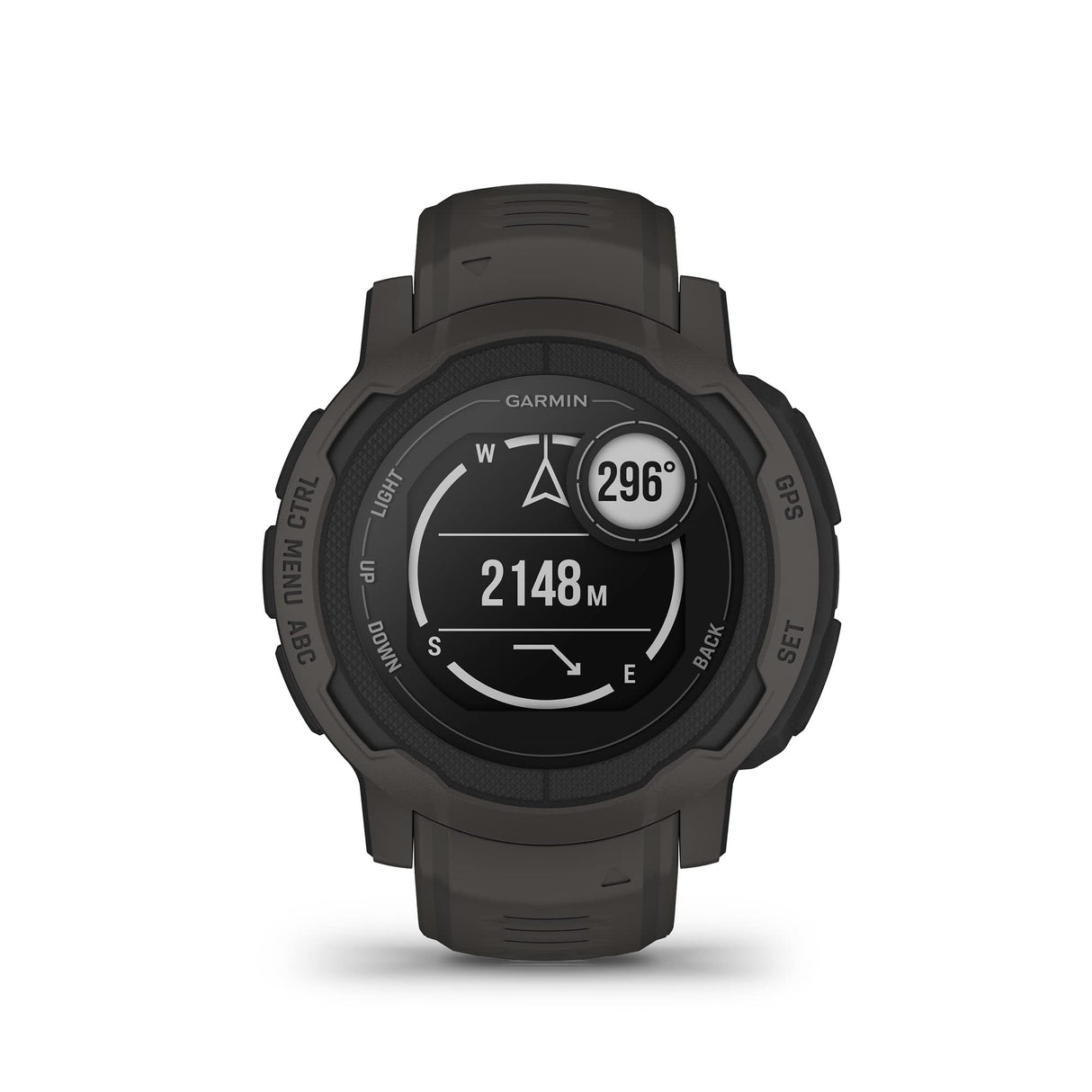 Garmin Instinct 2, Reloj Inteligente con GPS Resistente al Agua, Funciones Deportivas, Pulsioximetría, Puntuación de Sueño y Notificaciones del Smartphone, Negro