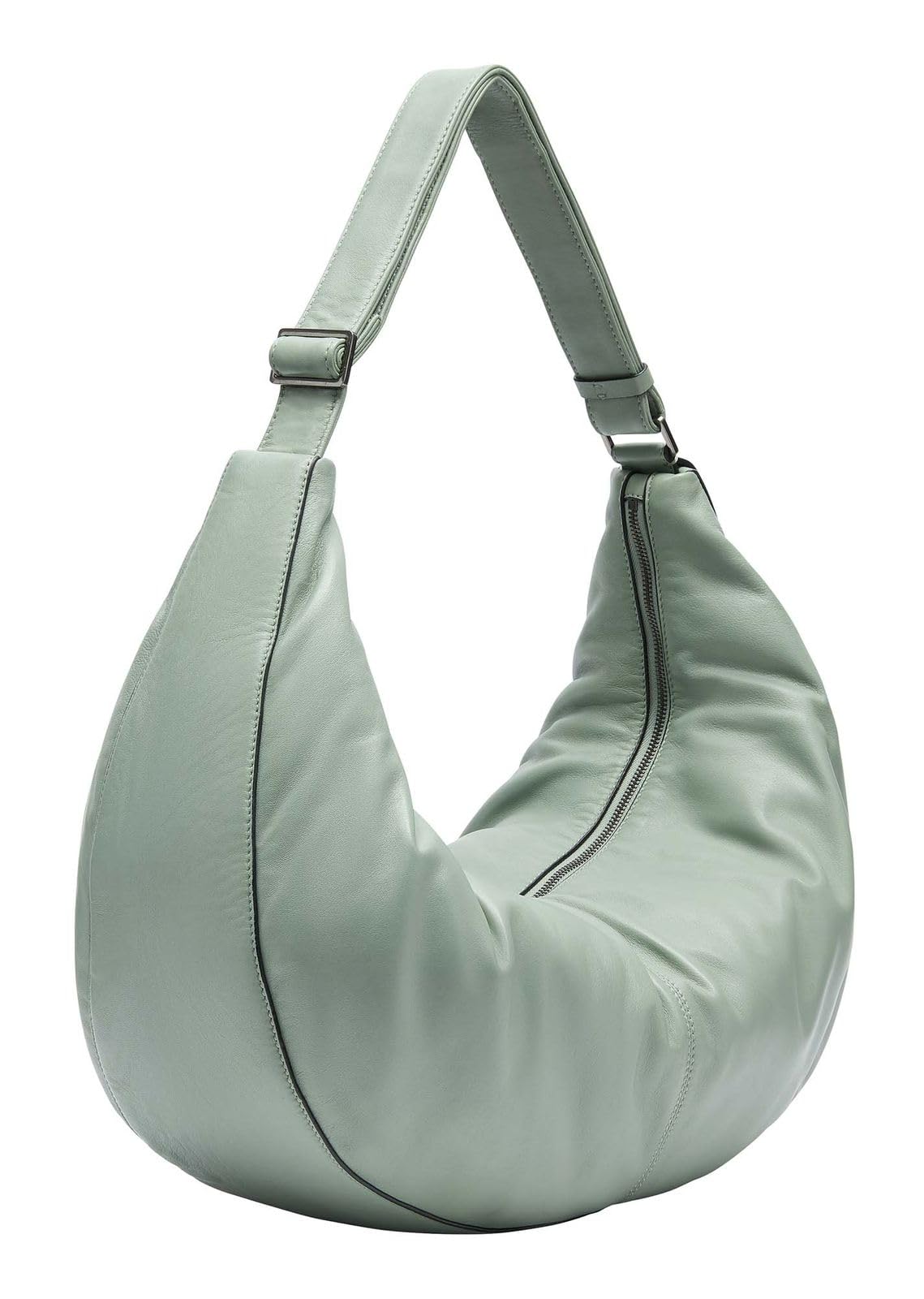 Liebeskind BERLIN Moon Sheep Natural Hobo Bag L Forest Green