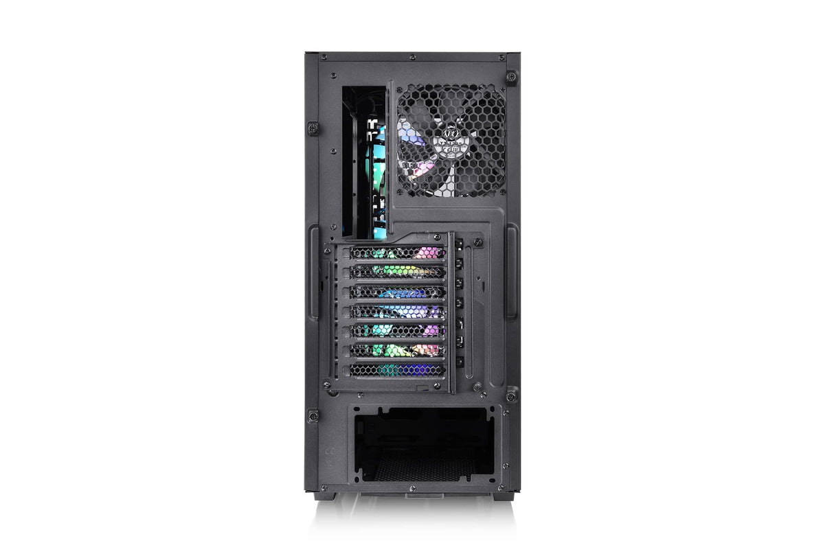 Thermaltake V350 TG ARGB Air Black | PC-Chassis | Mid-Tower-ATX-Case | Vidrio Templado de 4 mm | 4 Ventiladores Incluidos | Negro
