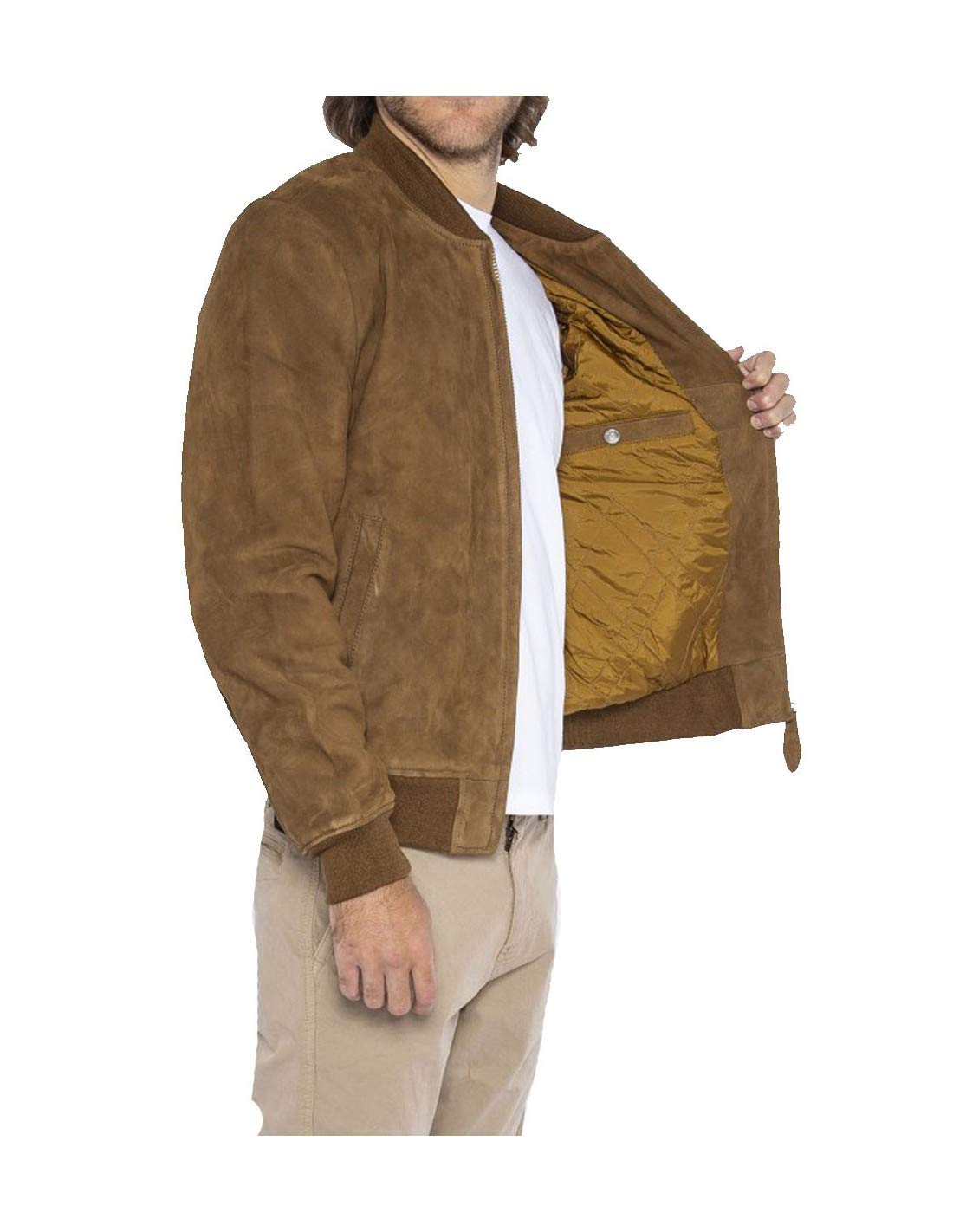 Schott NYC LC3017, Chaqueta para Hombre, Óxido, M