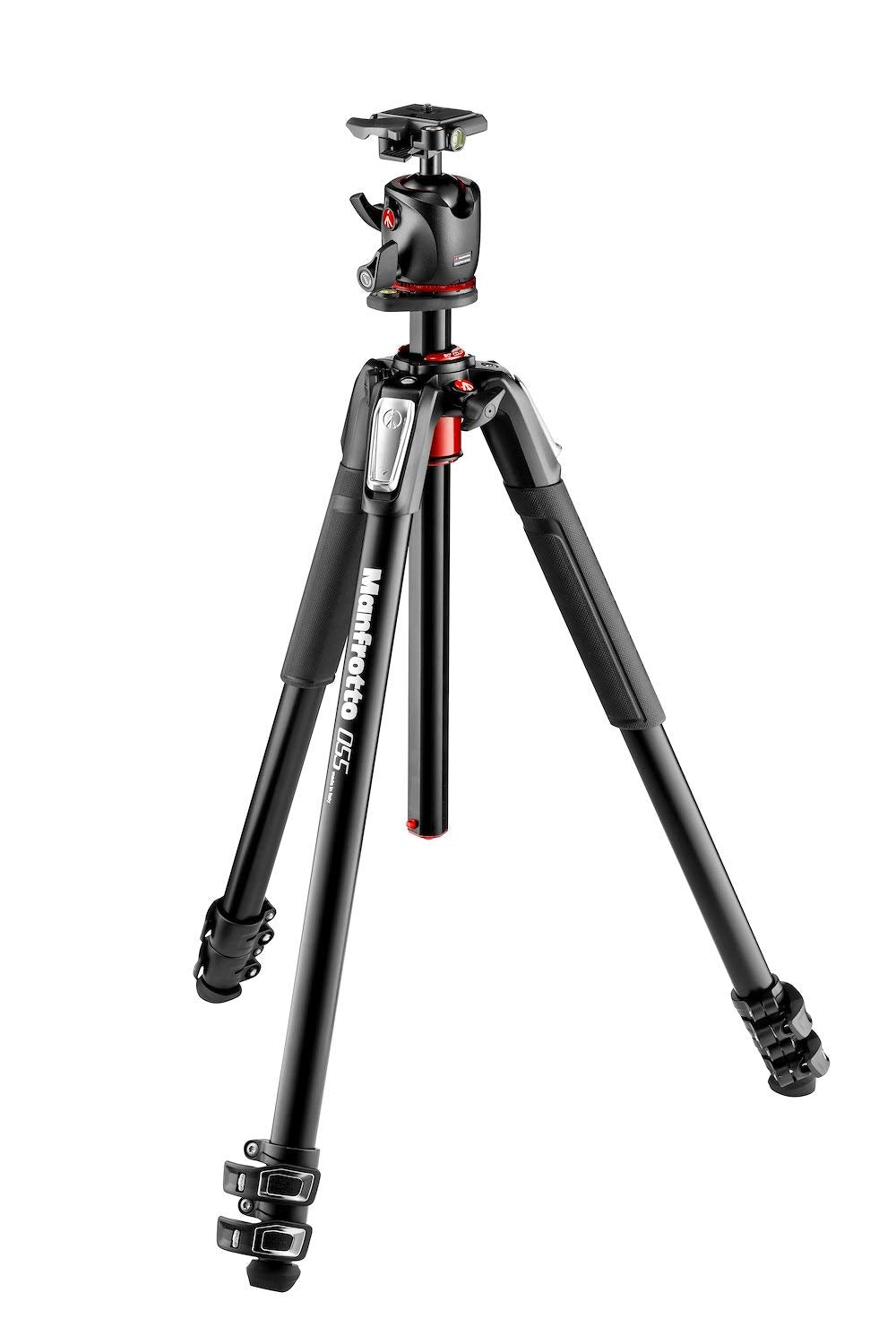 Manfrotto 055 XPro - Kit trípode con rótula de Bola XPRO, Negro, 3 Secciones