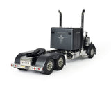 Tamiya 56356 1:14 RC Grand Hauler Matte Black Edition - Paquete de camión con Mando a Distancia (FS Reflex Stick II 2.4 GHz 6CH), camión RC, camión teledirigido, modelismo, Kit, camión