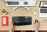 Logitech MK850 Combo Teclado y Ratón Multidispositivo, Disposición QWERTY Inglés Reino Unido , Negro