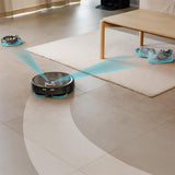 Cecotec Robot Aspirador Autovaciado y Mopas Giratorias Conga 13090 Spin Revolution Home&Wash Essential. 7000Pa, Tecnología Láser, Cepillo de Silicona y Lateral, App, Bluetooth y WiFi 2,4GHz, 5GHz