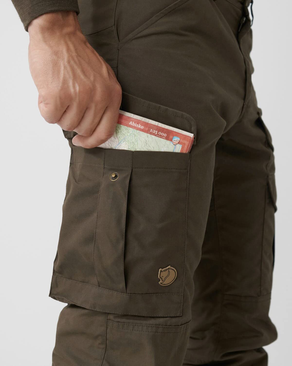 Fjallraven Barents Pro Hunting Trousers M Sport, Hombre, Dark Olive, 46