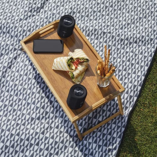 Hama | Altavoz Bluetooth Twin 3.0 (Altavoz Inalámbrico, Gran Potencia, Resistente al Agua IP67, Se Puede Dividir en 2 Altavoces Individuales) Color Negro