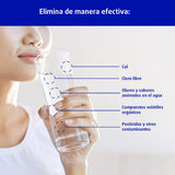 Equipo de Osmosis Inversa - Kit para Osmosis de 5 Etapas - Capacidad para 6 L - Incluye Membrana de 75GPD, Deposito de Agua, Bomba y Filtros - Nature Water Professionals