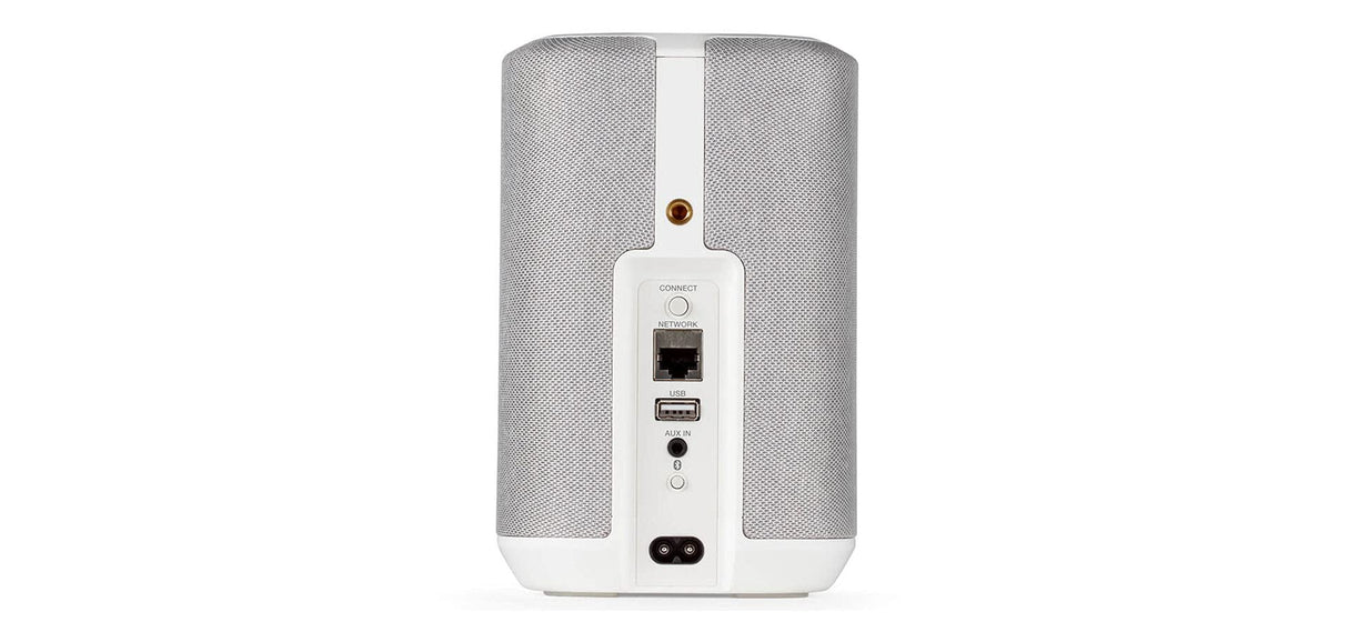 DENON Home 150, Altavoz multiroom con Sistema HEOS Integrado y Control por Voz, Amazon Alexa, Google Assistant, Apple Siri, Color Blanco