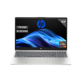 HP Ordenador portátil 15.6" FHD (AMD Ryzen 7-7730U, 16 GB RAM, 1TB SSD, AMD Radeon Graphics, Sin Sistema operativo) Plata - Teclado QWERTY Español