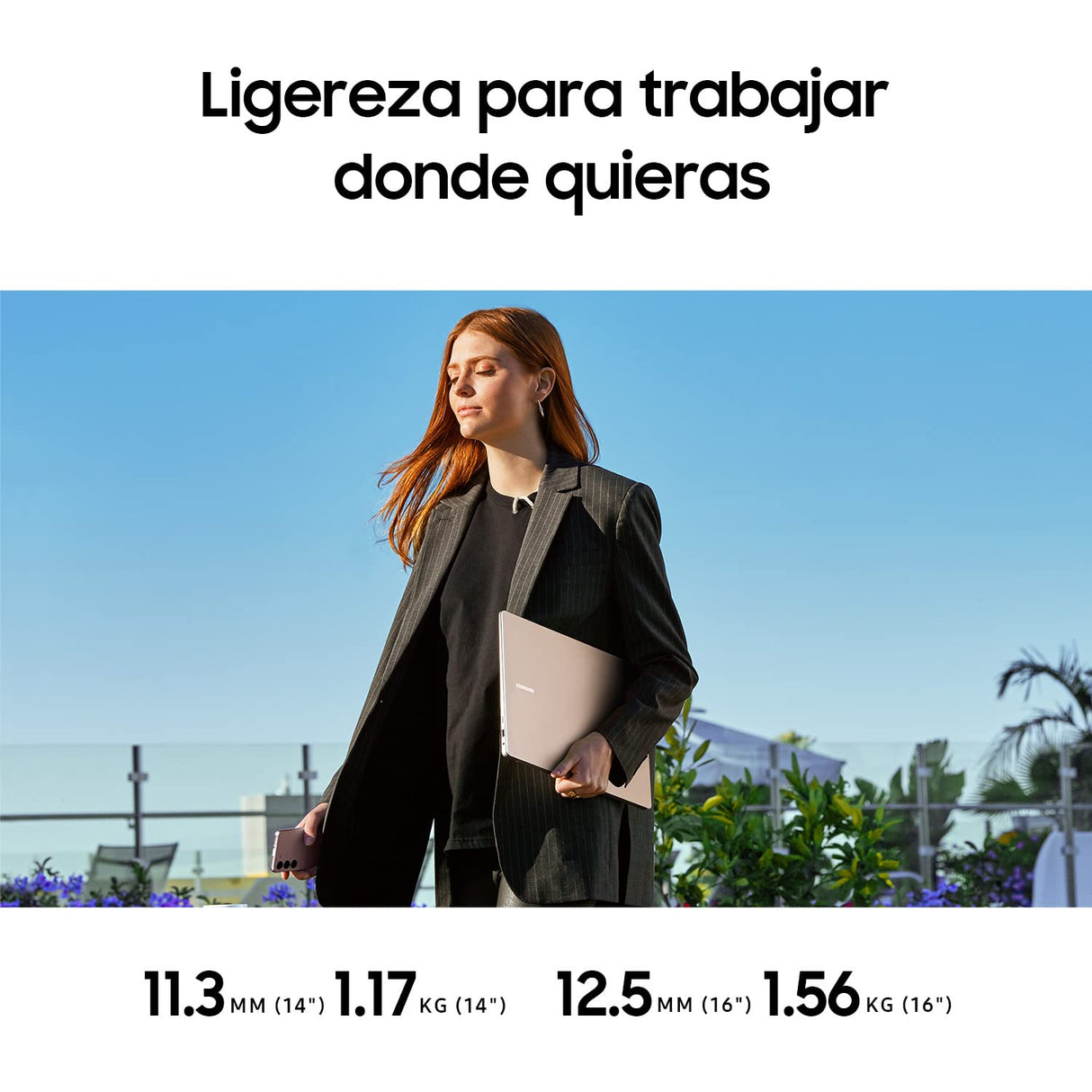 SAMSUNG Galaxy Book3 Pro - Portátil 14" WQXGA+ (Intel Core i7-1360P, 16GB RAM, 512GB SSD, Intel Iris Xe, Windows 11) Grafito - Teclado QWERTY español