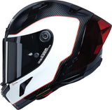 NOLAN Casco X-804 RS ASSO DI PICCHE 343 S, Carbono/Blanco/Rojo