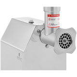 Royal Catering RCFW 140-850ECO Picadora de Carne Eléctrica Profesional (140 kg/h, 850 W, Marcha Retrógrada, Orificios de 6/8 mm, Acero Inoxidable) ECO