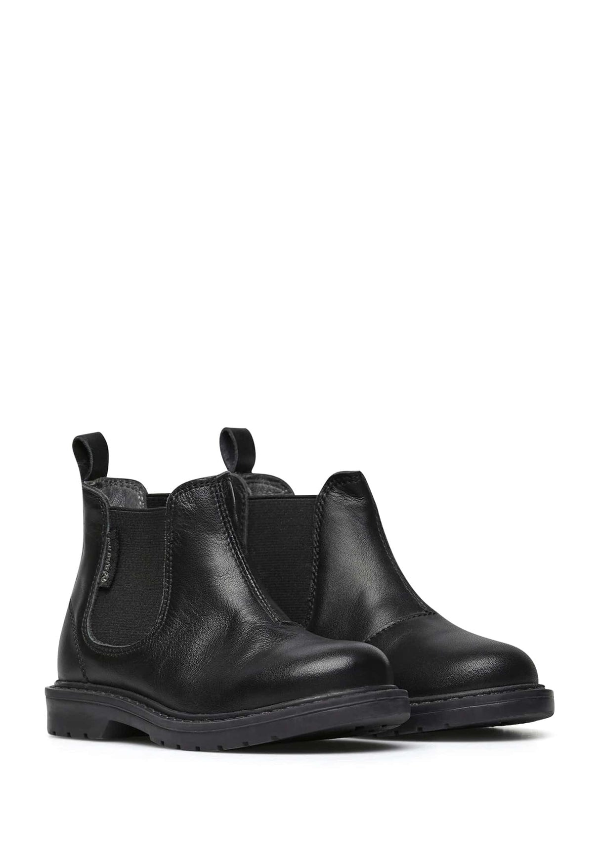 Naturino Botines chelsea de piel de becerro, Negro 32