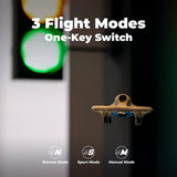 BETAFPV Cetus Kit de Drone RTF Avec 3 Modes de vol Fonction de Maintien D'altitude Fonction D'atterrissage D'urgence Prêt à Voler Compatible pour Les Débutants FPV Vuelo Garçons Filles Adolescents