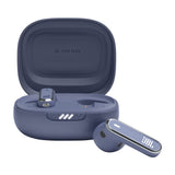 JBL Live Flex, Auriculares In Ear inalámbricos con estuche de carga inteligente, tecnología Bluetooth y de cancelación adaptativa de ruido, llamadas manos libres y hasta 40 horas de autonomía, azul