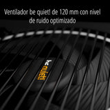 be quiet! Pure Power 12 M 550W, Compatible ATX 3.1 y PCIe 5.1, 80 Plus Gold, Fuente de alimentación Modular, Cable 12V-2x6 Incluido, Ventilador be quiet! de 120 mm, BN341