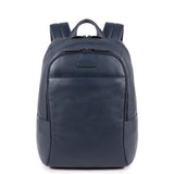 Piquadro Modus Special, Mochila de Piel, Azul Marino
