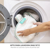 Nalui - Colchón Cuna Desenfundable 70x140cm Baby One con Núcleo Adapt Foam Suave, Transpirable y Acolchado Termorregulador. Hipoalergénico | Certificado Oeko-Tex® | Altura ± 12cm | Hecho en España