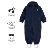 Kabooki Lego Duplo Tec Play Lwjulian 711 - Skianzug/Schneeanzug, Traje de esquí Bebé-Niños, Blau (Dark Navy 590), 86 (Herstellergröße:86)