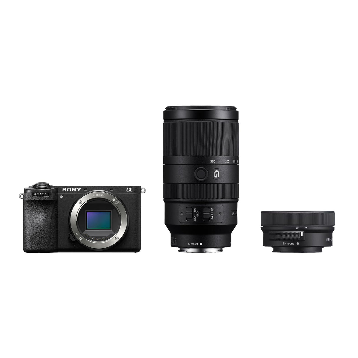 Kit Sony Alpha 6700 para fotografía de Fauna (APS-C) con Objetivos 16-50 II y 70-350 mm