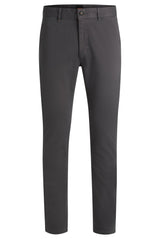 BOSS Chino_slim, Pantalones Planos Hombre, Grey20, 33W / 32L