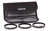Hoya Close-up Kit - Juego de filtros para macro fotografía (+1, +2, +4, 72 mm) color negro