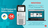 Texas Instruments TI-83 Premium CE Python - Calculadora científica color