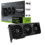 ASUS Prime GeForce RTX 5080 16GB GDDR7 Tarjeta gráfica Compatible con SFF (PCIe 5.0, 16 GB GDDR7, HDMI/DP 2.1, 2.5 Ranuras, Ventiladores Axial-Tech, cámara de Vapor, BIOS Dual)