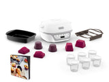 TEFAL KD812110 Cake Factory Delices Silver Appareil a gateau, 5 programmes auto + mode manuel, Accessoires, Application dediee