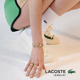Lacoste Pulsera de cadena para Mujer Colección SCRIPT con cristales - 2040063