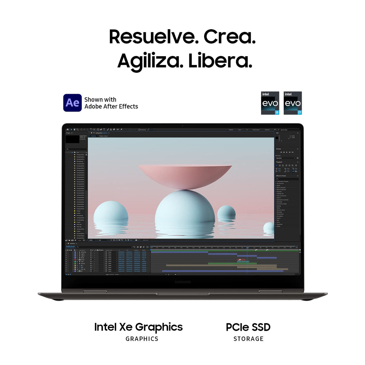 SAMSUNG Galaxy Book3 Pro 360 - Portátil convertible 16" WQXGA+ (Intel Core i7-1360P, 16GB RAM, 512GB SSD, Intel Iris Xe, Windows 11) Grafito - Teclado QWERTY español