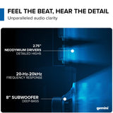 Gemini Sound Wpx-2000 Altavoz Modular Line Array, 1200W Potencia Pico, PA Portátil, Bluetooth Streaming, TWS Link, Reverb Ajustable y Drivers de Neodimio de Alta Fidelidad