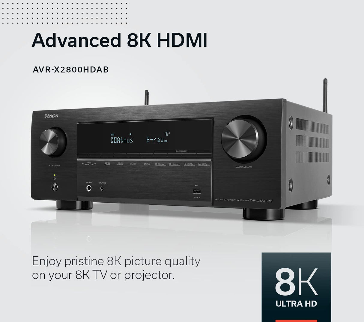 DENON Sintoamplificatore AV Denon 7.2 8K