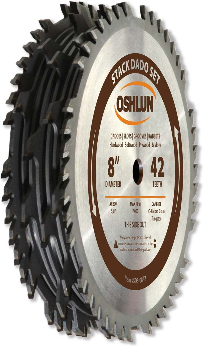 Oshlun SDS-0842 - Juego de dados de 42 dientes de 203,2 mm con eje de 15,88 mm