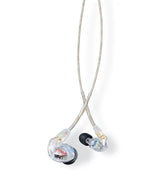 Shure SE425-CL auricular Intraaural Negro, Transparente - Auriculares (Intraaural, Alámbrico, 20 - 19000 Hz, 109 dB, 1,6 m, Negro, Transparente)