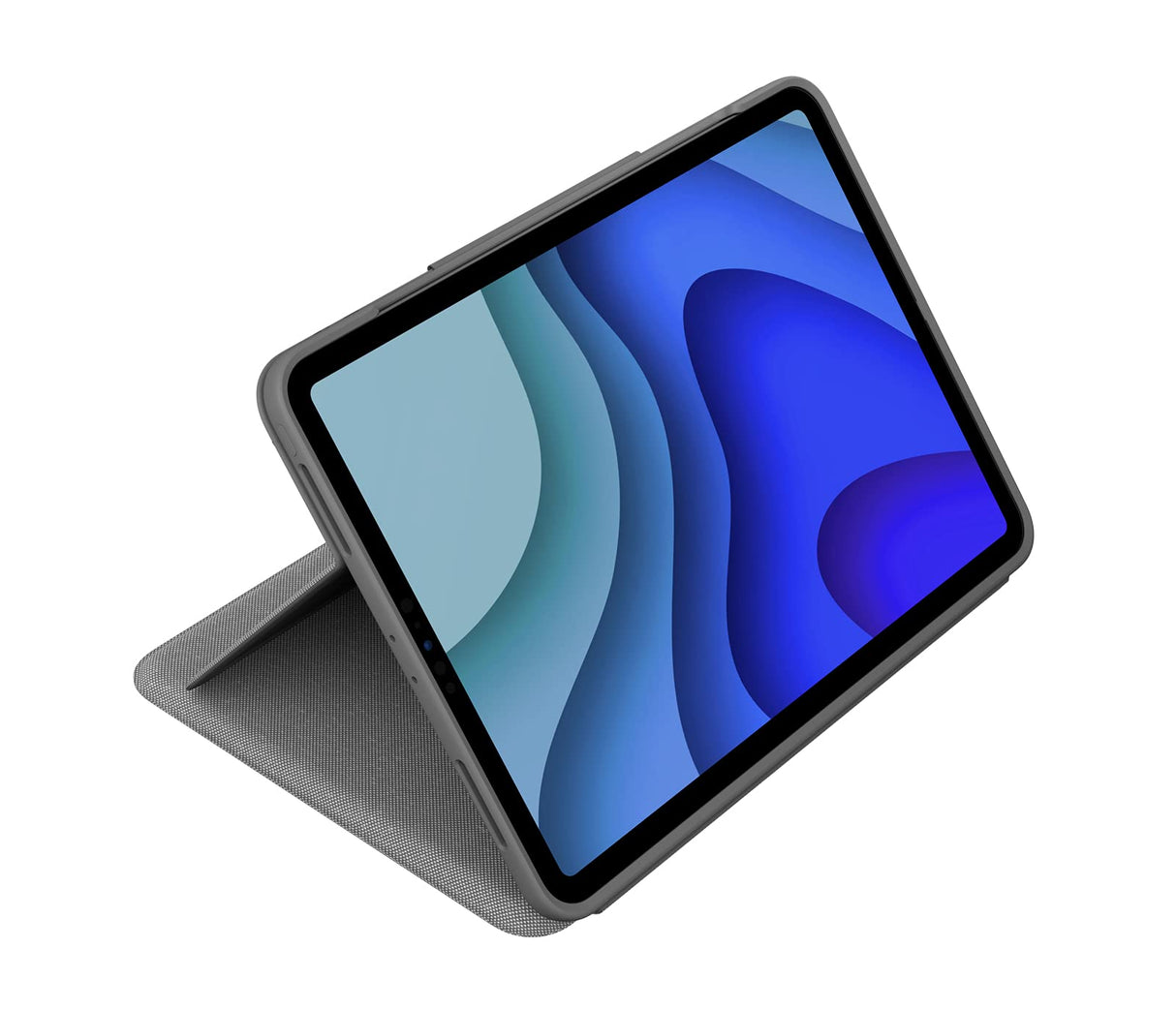 Logitech Folio Touch para iPad Pro de 11 pulgadas, Disposición QWERTY Pan Nordic, Gris