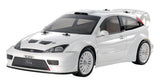 TAMIYA 58724 1:10 RC Ford Focus RS Custom TT-02 - Coche teledirigido, vehículo, modelismo, Montaje, afición, Kit de construcción de radiocontrol, Regalo RC