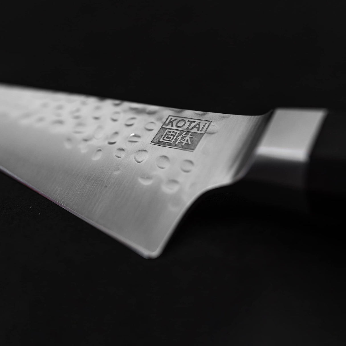 KOTAI | Cuchillo universal Bunka Petty | Hoja de 13,5 cm | Cuchillo universal | Afilado y forjado a mano | Acero inoxidable japonés ultra afilado 440C | Mango de madera de ébano | Tang oculto completo