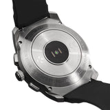 MyKronoz ZeTime Elite Reloj Inteligente híbrido 44mm con Agujas mecánicas sobre una Pantalla a Color táctil – Regular Cepillado Oro Rosa/Milanese
