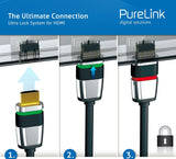 PureLink ULS1000-100 Cable HDMI de Alta Velocidad Activo Certificado Ethernet con Bloqueo de Seguridad