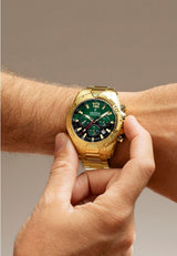 Reloj FESTINA para Hombre F20684/3 Timeless Chronograph Caja de Acero Inoxidable 316l Dorado Correa de Acero Inoxidable 316l Dorado