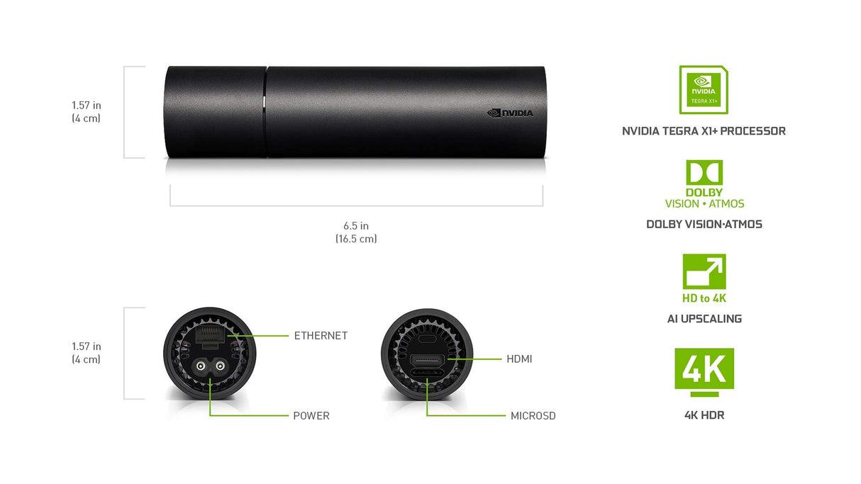 NVIDIA - Reproductor de streaming multimedia, 2 GB, Bluetooth, Wi-Fi
