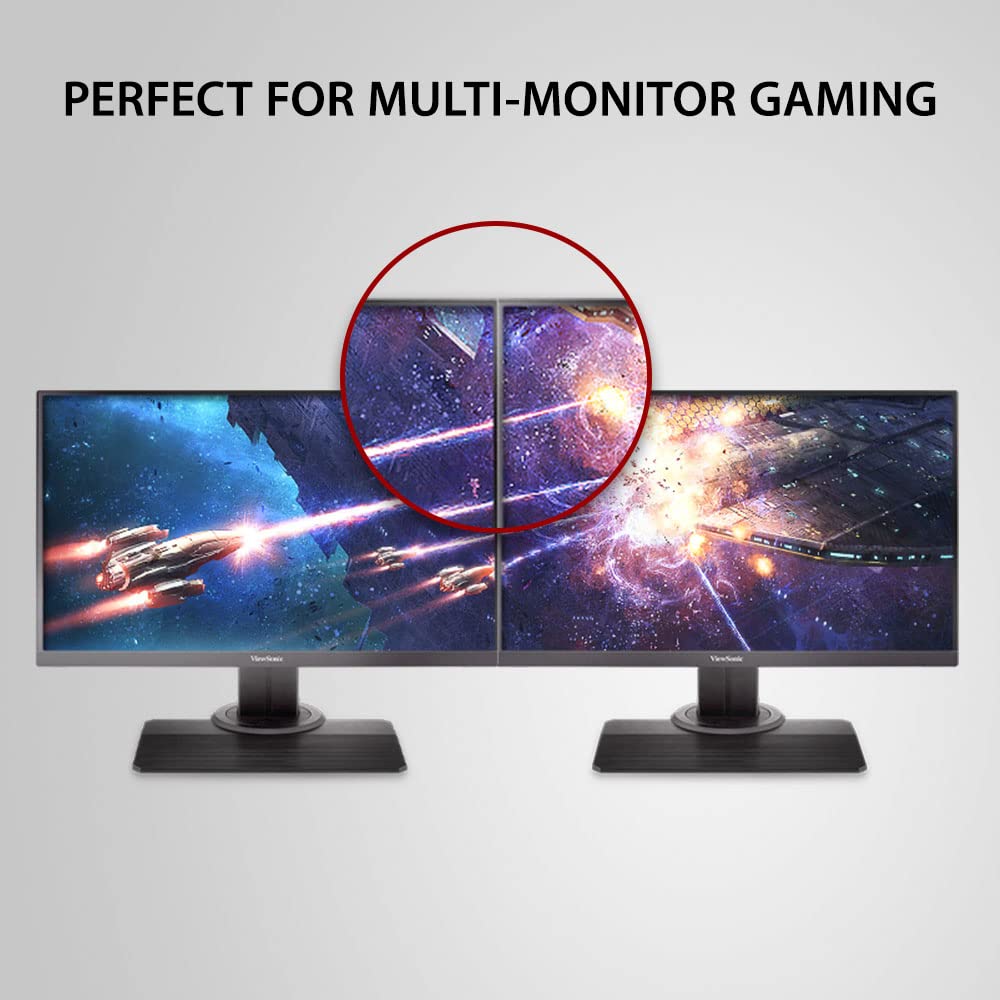 ViewSonic XG2705-2 Monitor Gaming 27" Full HD, Panel IPS, 1 ms, 144 Hz, FreeSync Premium, Altura Ajustable, Negro