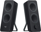 Logitech Z207 Sistema de Altavoce Bluetooth para PC, Sonido Estéreo, 10W de Pico, Entrada Audio 3.5 mm, Toma Auriculares, Multidispositivos, Enchufe EU, Ordenador/TV/Smartphone/Tablet, Negro