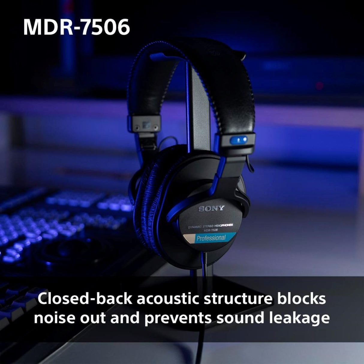 Sony MDR-7506 - Auriculares de diadema cerrados (reducción de ruido, 3.5 mm), negro