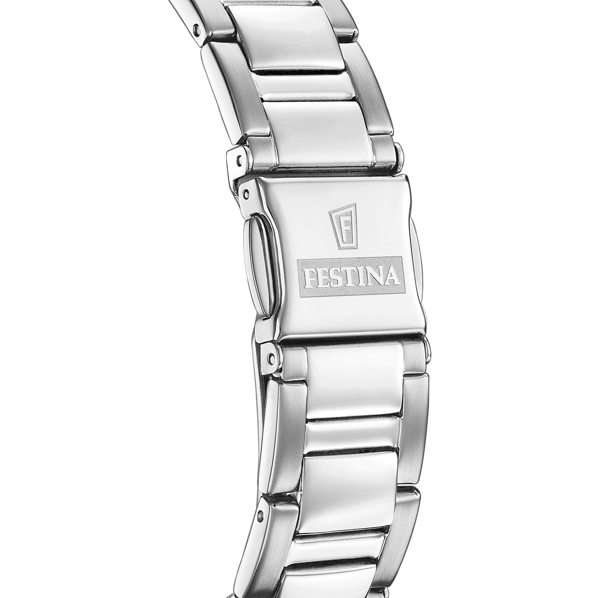 Festina Reloj Mujer F20606/2 Boyfriend Caja de Acero Inoxidable 316l Plateado Correa de Acero Inoxidable 316l Plateado