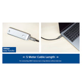 ACT Cable óptico activo USB C (AOC) de 5 m, cable de video USB C USB 3.2 Gen2, 10 Gbps de alta velocidad, cable activo de fibra óptica USB C, para videoconferencias, Smartboard - AK4305