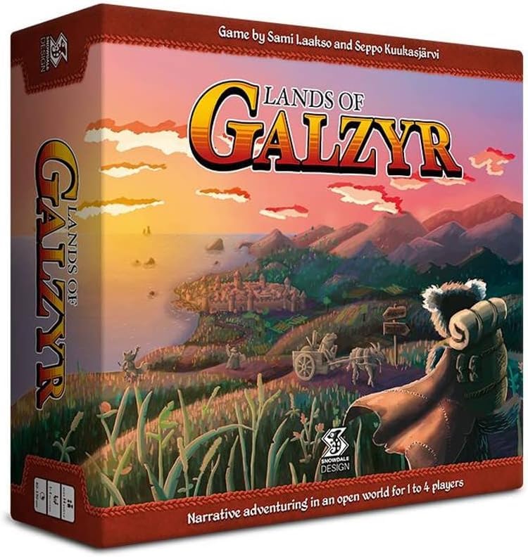 2 Tomatoes Games - Lands of Galzyr FR | Juego de Mesa con Tablero | Narrativo | de 1-4 Jugadores | Idioma: Francés | Temática: Fantasía